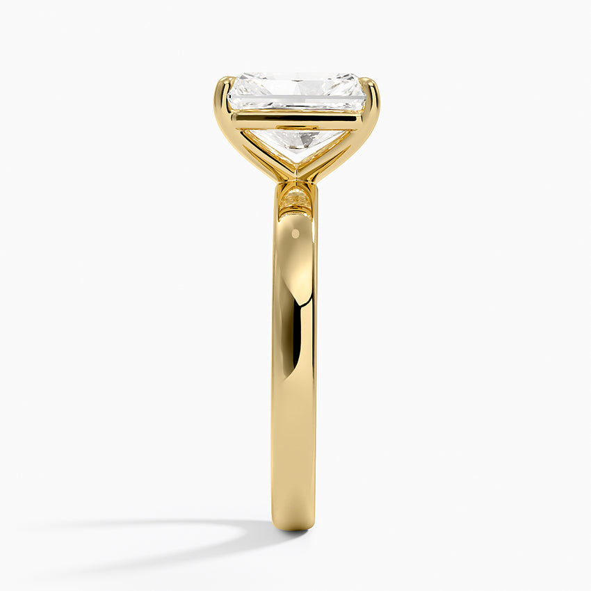 Fairmined Perfect Fit Solitaire 2.5mm Ring - Radiant Cut Center Stone