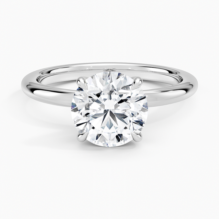 Manon Solitaire Ring - Round Center Stone