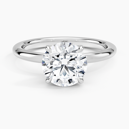 Manon Solitaire Ring - Round Center Stone