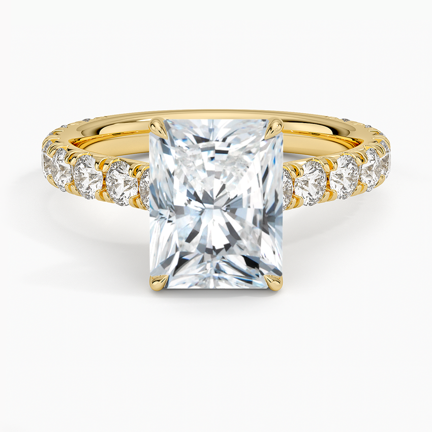 Anthology Three-Quarter Coverage Diamond Ring (7/8 ct. tw.) - Radiant Cut Center Stone