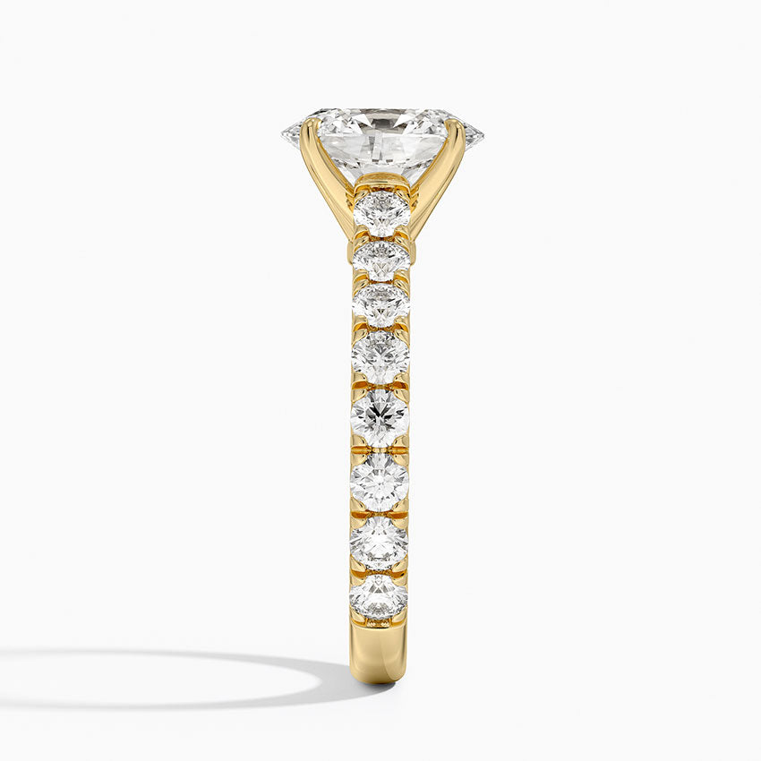 Anthology Three-Quarter Coverage Diamond Ring (7/8 ct. tw.) - Oval Center Stone