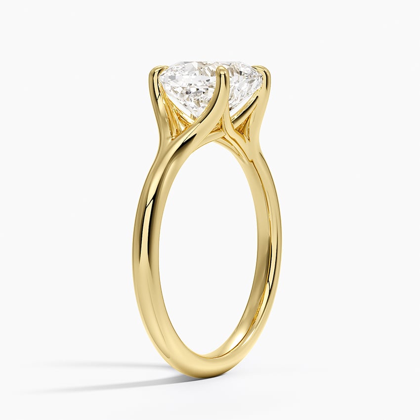 Reverie Solitaire Ring - Cushion Cut Center Stone