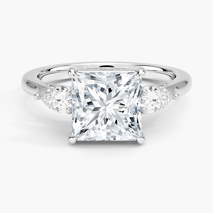 Opera Perfect Fit Diamond Ring - Princess Cut Center Stone