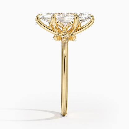 Fiore Diamond Ring - Marquise Center Stone