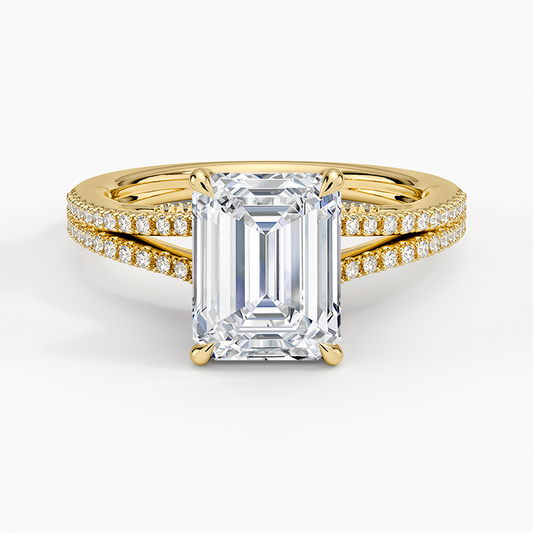 Icon Diamond Ring (1/3 ct. tw.) - Emerald Cut Center Stone
