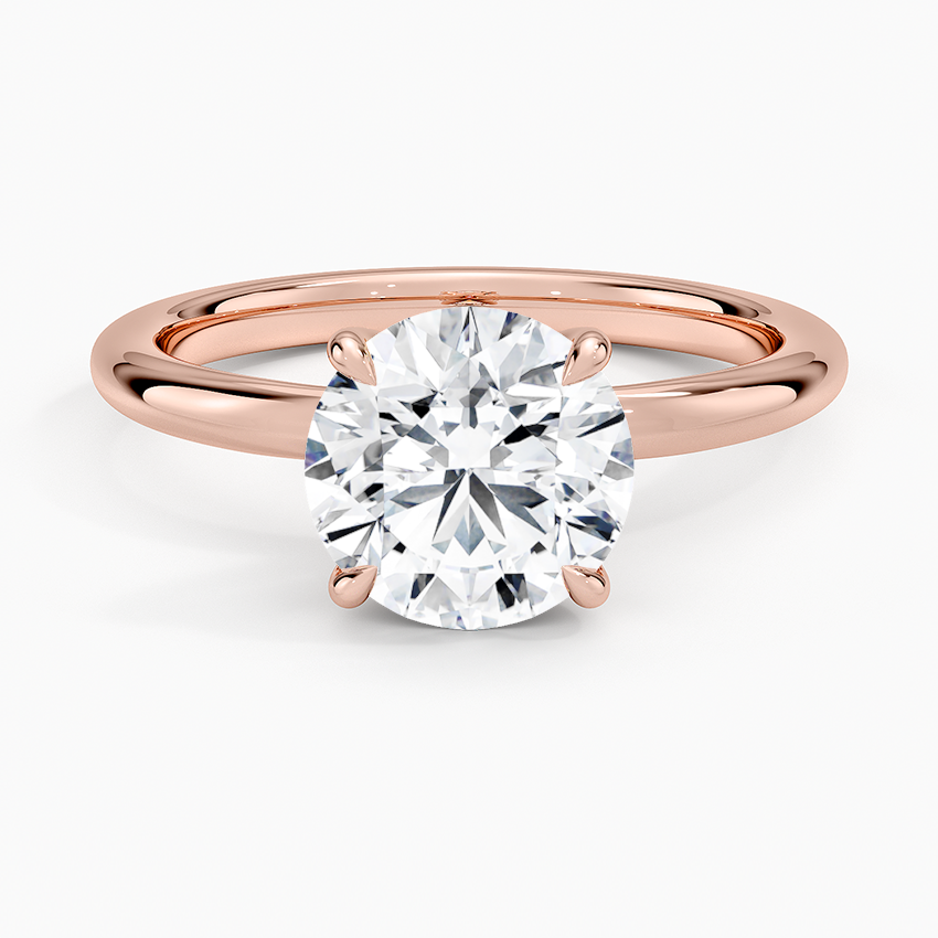 Manon Solitaire Ring - Round Center Stone