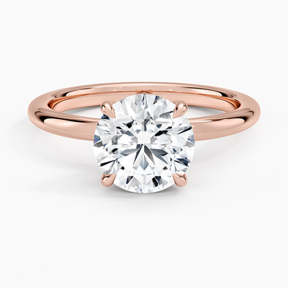 Manon Solitaire Ring - Round Center Stone