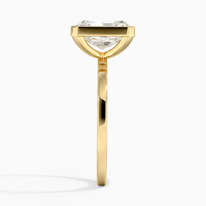 Noemi Bezel Ring - Radiant Cut Center Stone