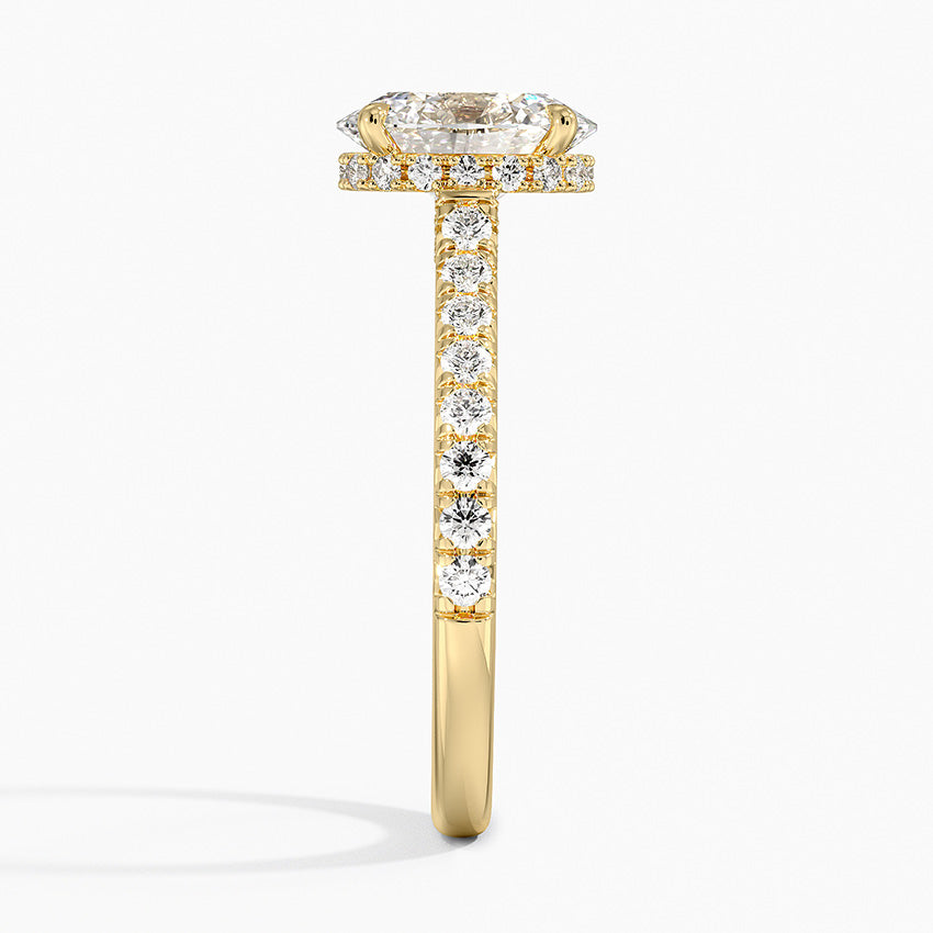 Chantal Diamond Ring - Oval Center Stone