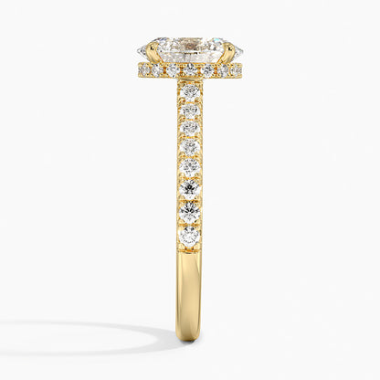 Chantal Diamond Ring - Oval Center Stone