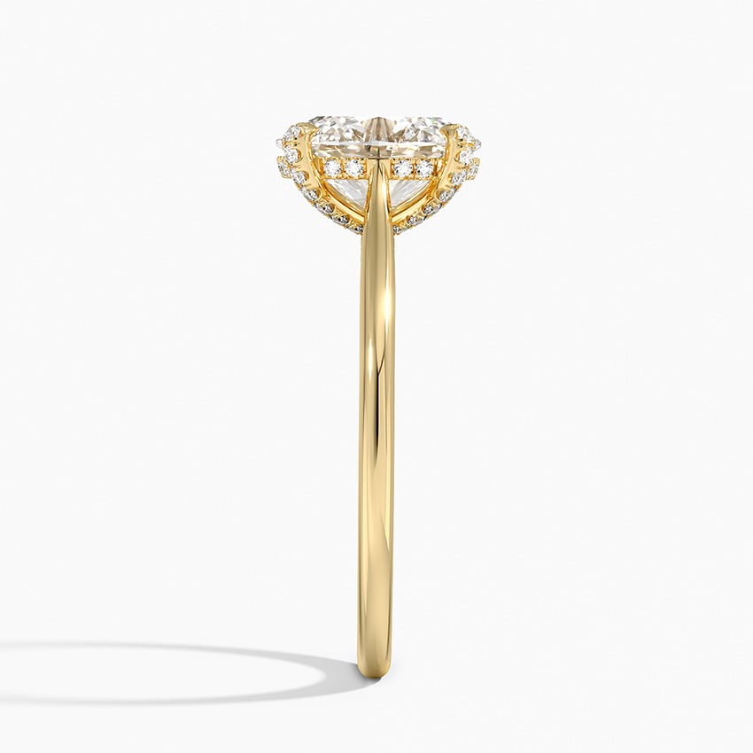 Adorned Dawn Diamond Ring - Oval Cut Center Stone