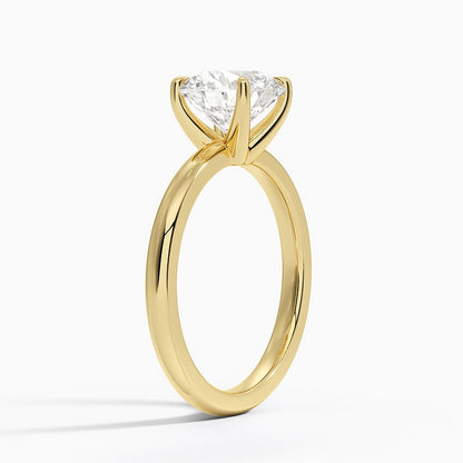 Fairmined 2mm Solitaire Ring - Round Cut Center Stone