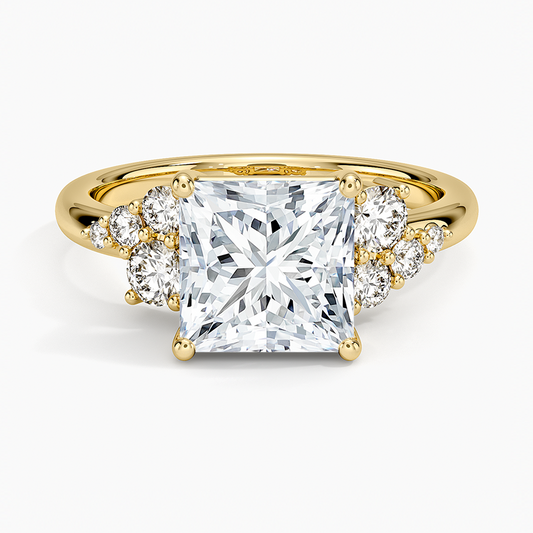 Corinne Diamond Ring (1/3 ct. tw.) - Princess Cut Center Stone