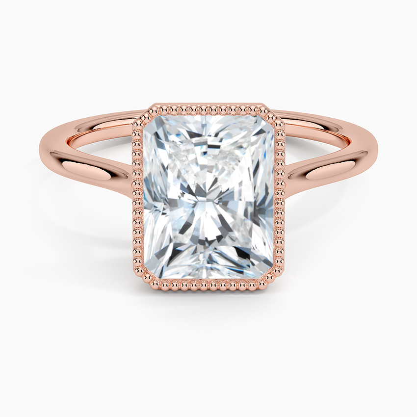 Margot Bezel Ring - Radiant Cut Center Stone