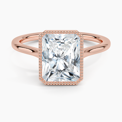 Margot Bezel Ring - Radiant Cut Center Stone