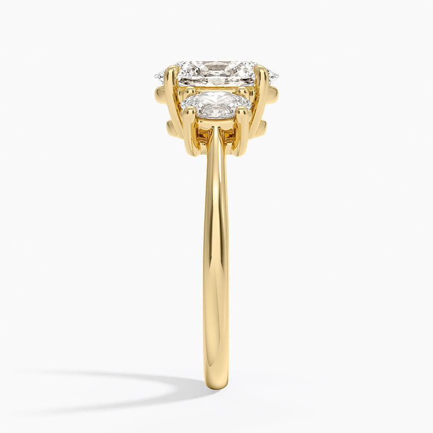 Oval-Cut Three Stone Diamond Ring (1/2 ct. tw.) - Oval Center Stone