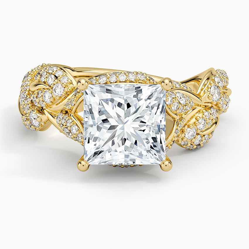 Olivia Diamond Ring (1 ct. tw.) - Princess Cut Center Stone
