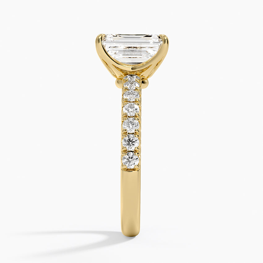 Luxe Amelie Diamond Ring (3/8 ct. tw.) - Emerald Cut Center Stone