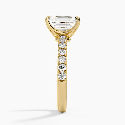 Luxe Amelie Diamond Ring (3/8 ct. tw.) - Emerald Cut Center Stone