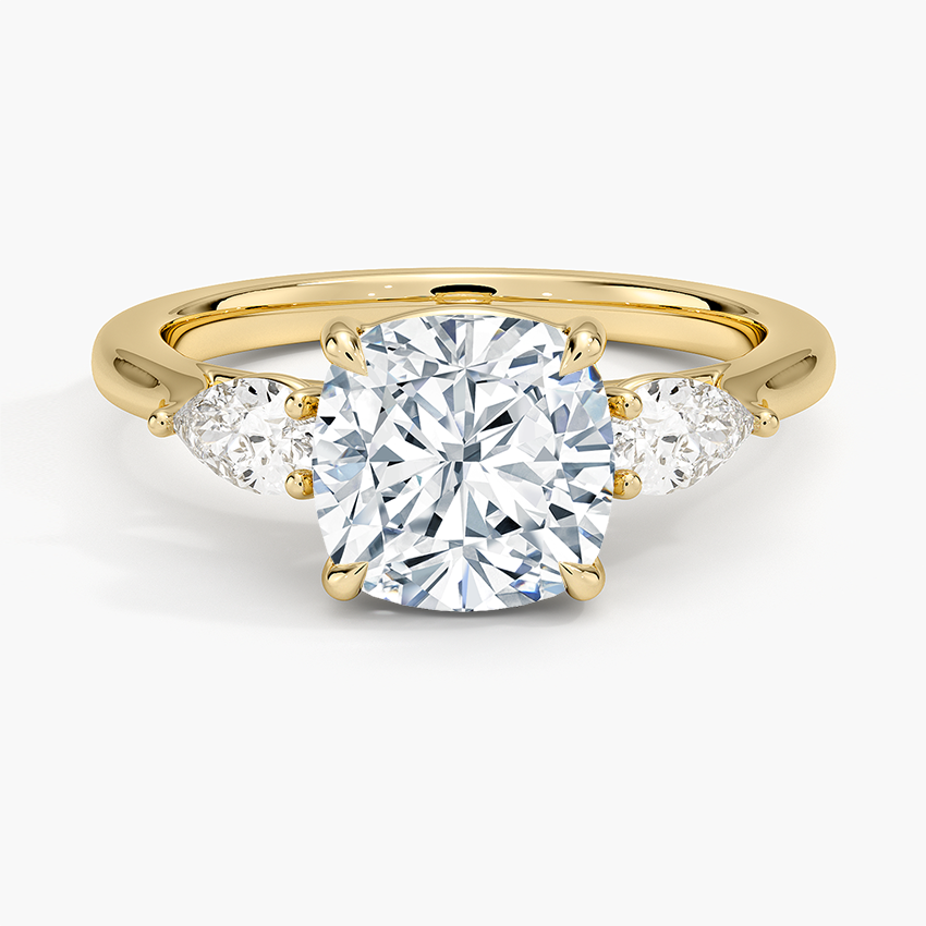 Opera Perfect Fit Diamond Ring - Cushion Cut Center Stone
