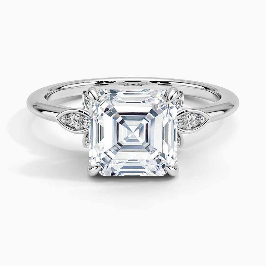 Fiore Diamond Ring - Asscher Cut Center Stone