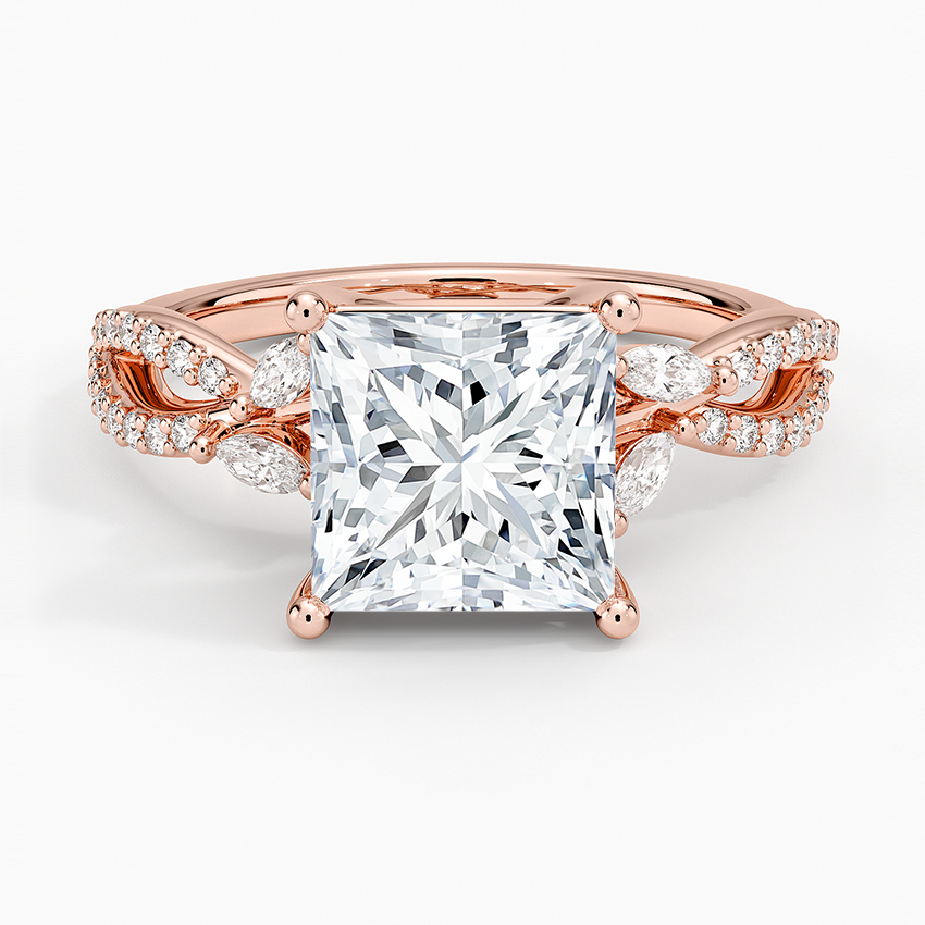 Luxe Willow Diamond Ring (1/4 ct. tw.) - Princess Cut Center Stone