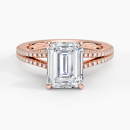 Icon Diamond Ring (1/3 ct. tw.) - Emerald Cut Center Stone