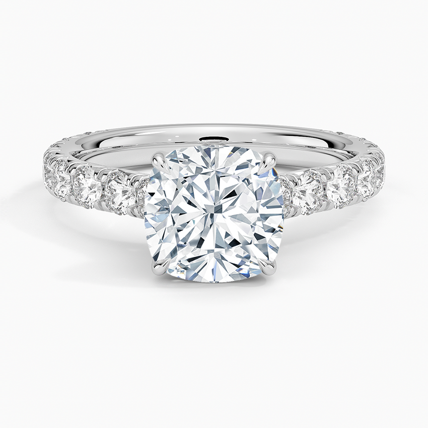 Anthology Three-Quarter Coverage Diamond Ring (7/8 ct. tw.) - Cushion Cut Center Stone