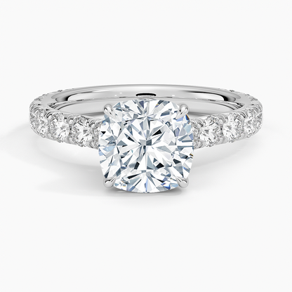 Anthology Three-Quarter Coverage Diamond Ring (7/8 ct. tw.) - Cushion Cut Center Stone