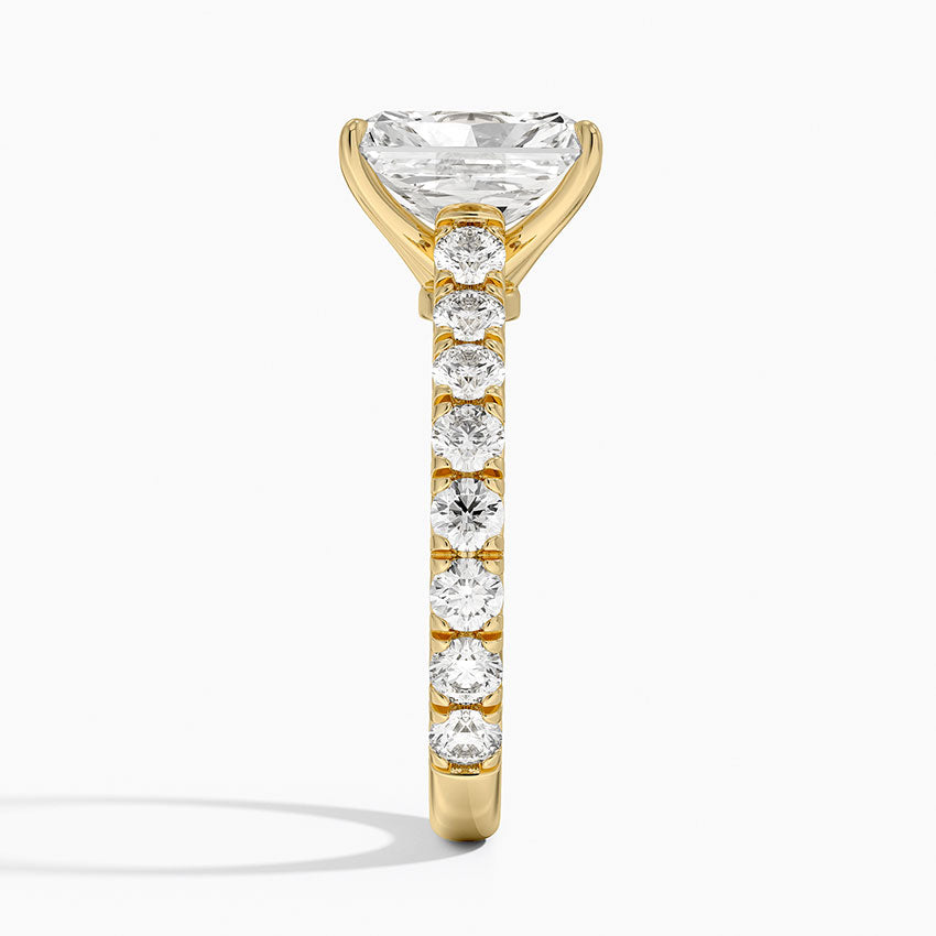 Anthology Three-Quarter Coverage Diamond Ring (7/8 ct. tw.) - Radiant Cut Center Stone