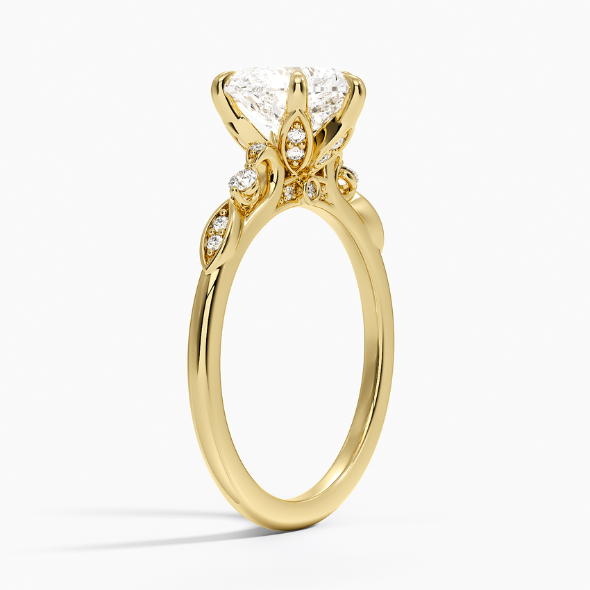 Rochelle Diamond Ring - Heart Center Stone