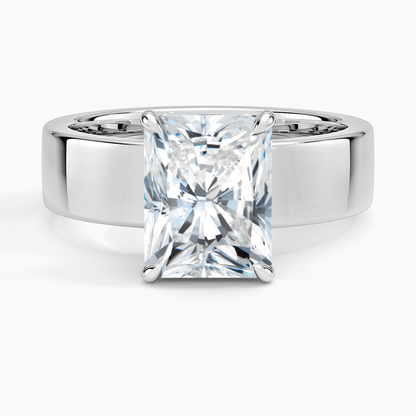 Alden Diamond Ring - Radiant Cut Center Stone