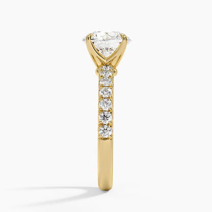 Luxe Amelie Diamond Ring (3/8 ct. tw.) - Round Center Stone