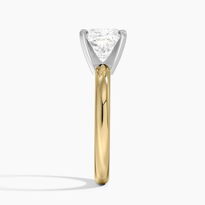 Comfort Fit 2.5mm Ring - Cushion Cut Center Stone