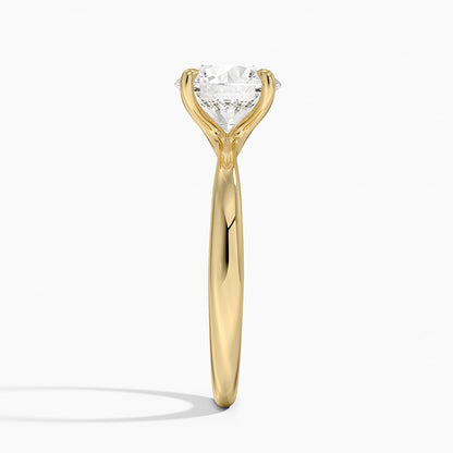 Freesia 2.7mm Solitaire Ring - Round Center Stone