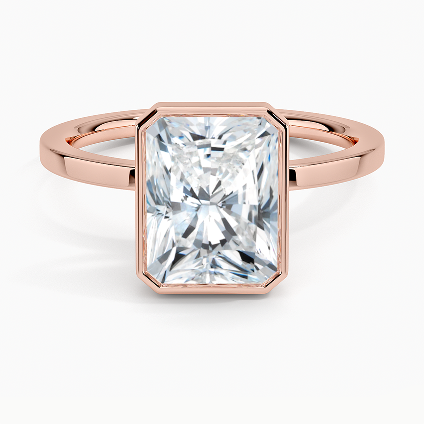 Noemi Bezel Ring - Radiant Cut Center Stone