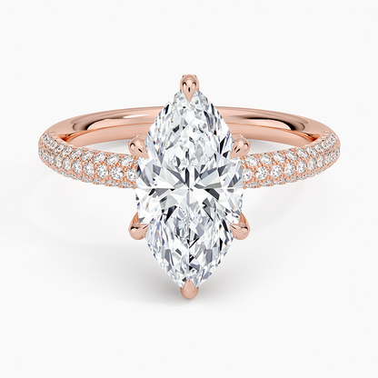 Valencia Diamond Ring (1/3 ct. tw.) - Marquise Center Stone