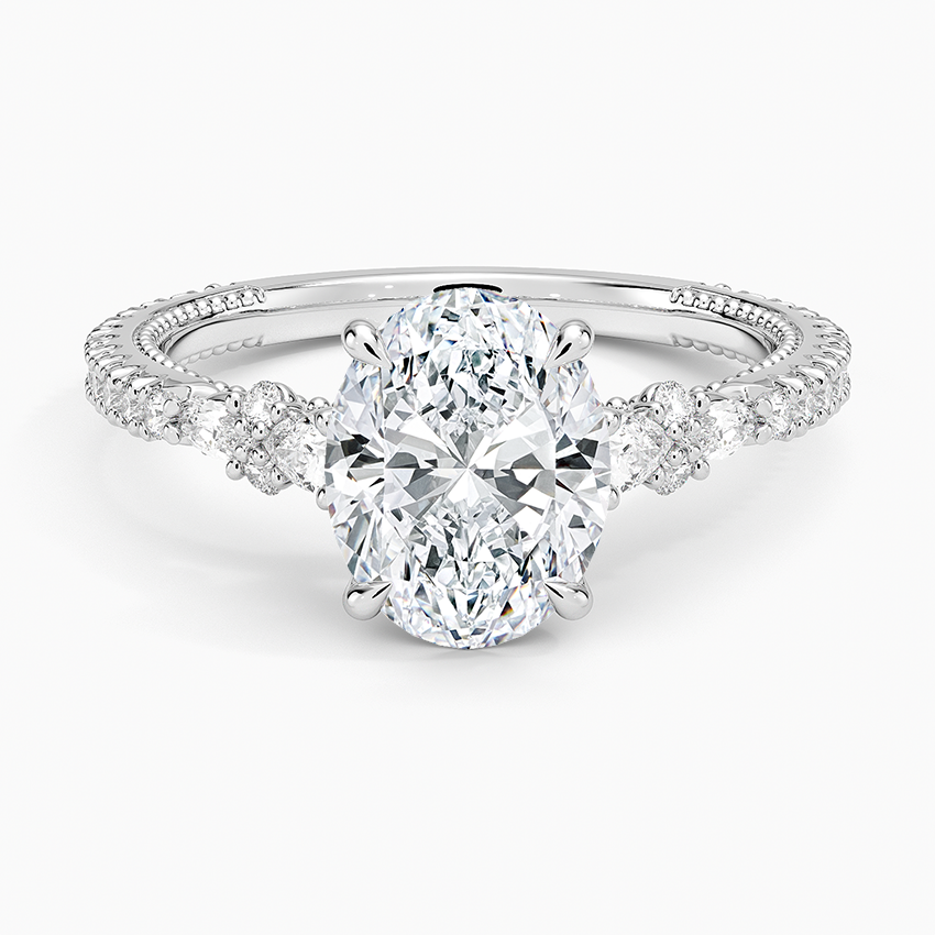 Primrose Diamond Ring - Oval Center Stone