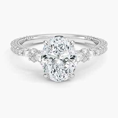 Primrose Diamond Ring - Oval Center Stone