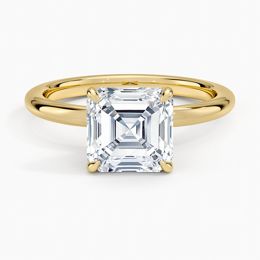 Manon Solitaire Ring - Asscher Cut Center Stone