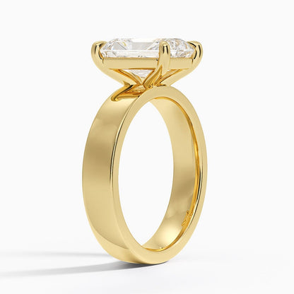 Peyton 4mm Solitaire Ring - Radiant Cut Center Stone