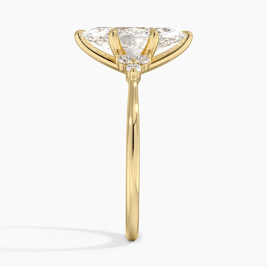 Melody Diamond Ring - Marquise Cut Center Stone