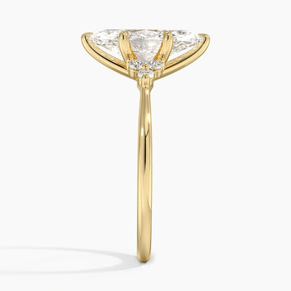 Melody Diamond Ring - Marquise Cut Center Stone
