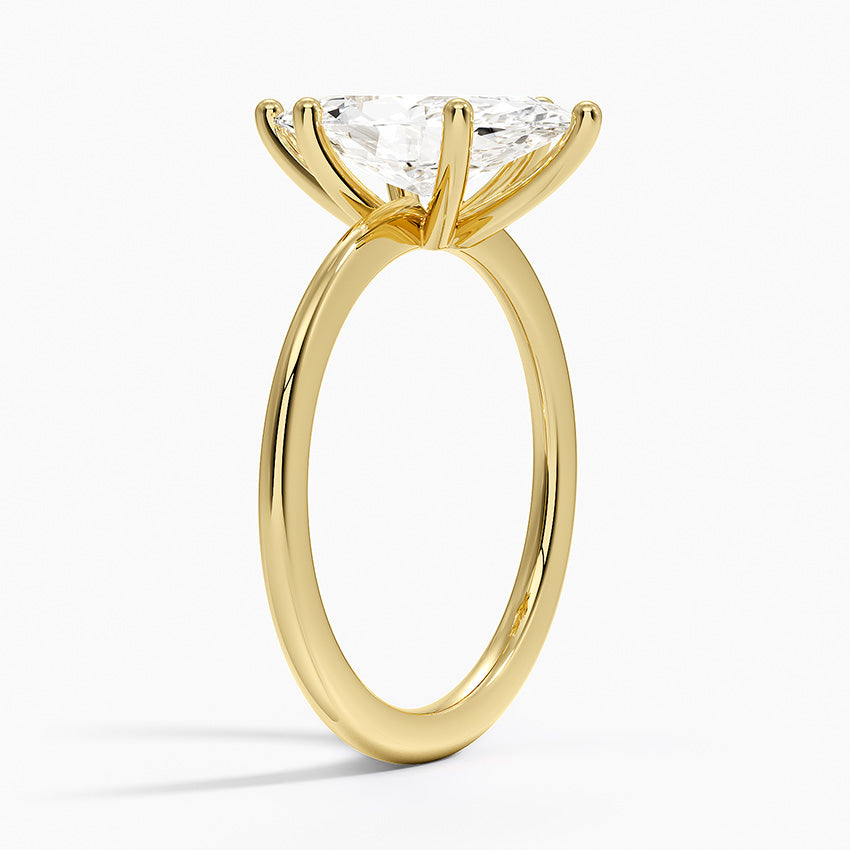 Aimee Solitaire Ring - Marquise Center Stone
