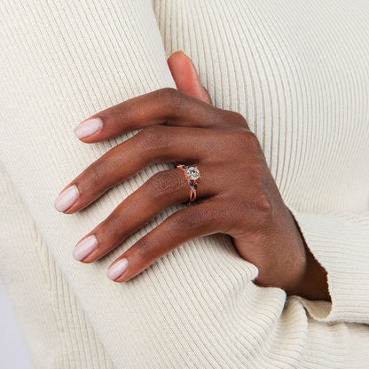 Willow Ring With Sapphire Accents