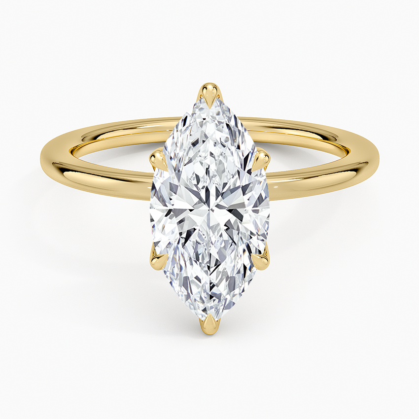 Esme Perfect Fit Solitaire Ring - Marquise Center Stone