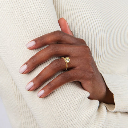 Gala Diamond Ring - Marquise Center Stone