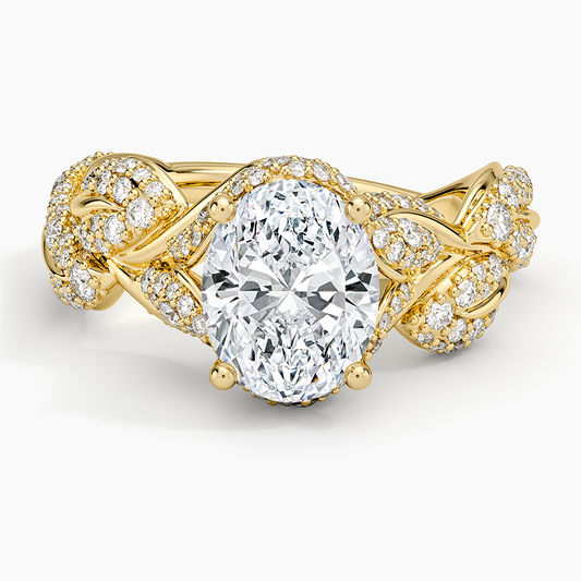 Olivia Diamond Ring (1 ct. tw.) - Oval Center Stone