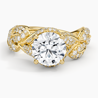 Olivia Diamond Ring (1 ct. tw.) - Round Center Stone