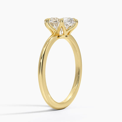Petite Esme 1.5mm Ring - Oval Center Stone